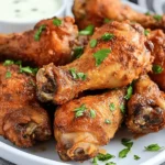 Chicken Drumsticks with Crispy Skin & Butter Sauce First Image First Image