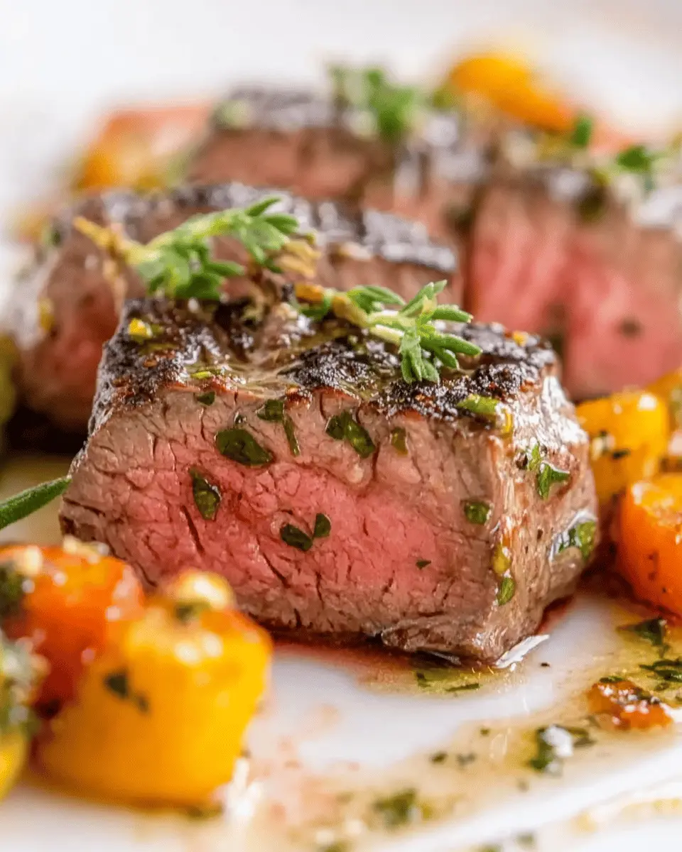 Venison Tenderloin with Garlic Herb Butter First Image First Image