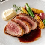 Pan-Seared Duck Breast with Thyme Butter First Image First Image
