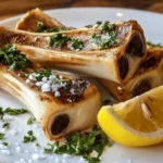 Roasted Bone Marrow with Sea Salt & Lemon First Image First Image