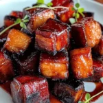 Pork Belly Burnt Ends with Smoked Glaze First Image First Image