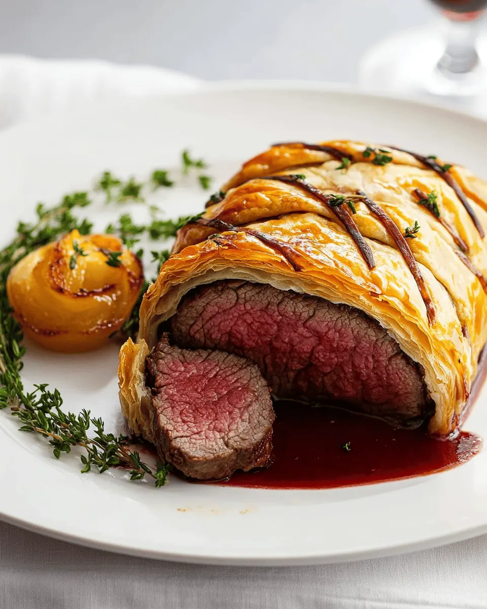 Beef Wellington with Mushroom-Free Butter Crust First Image First Image