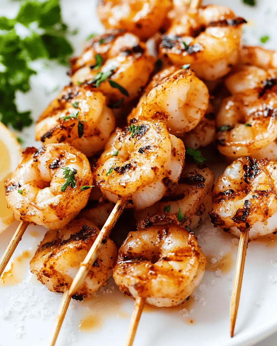 Shrimp Skewers Drenched in Wagyu Fat: Indulge Your Taste Buds