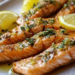 Salmon Belly Strips with Lemon Butter First Image First Image