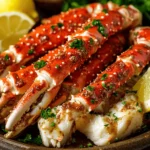 King Crab Legs with Garlic Beef Dripping First Image First Image