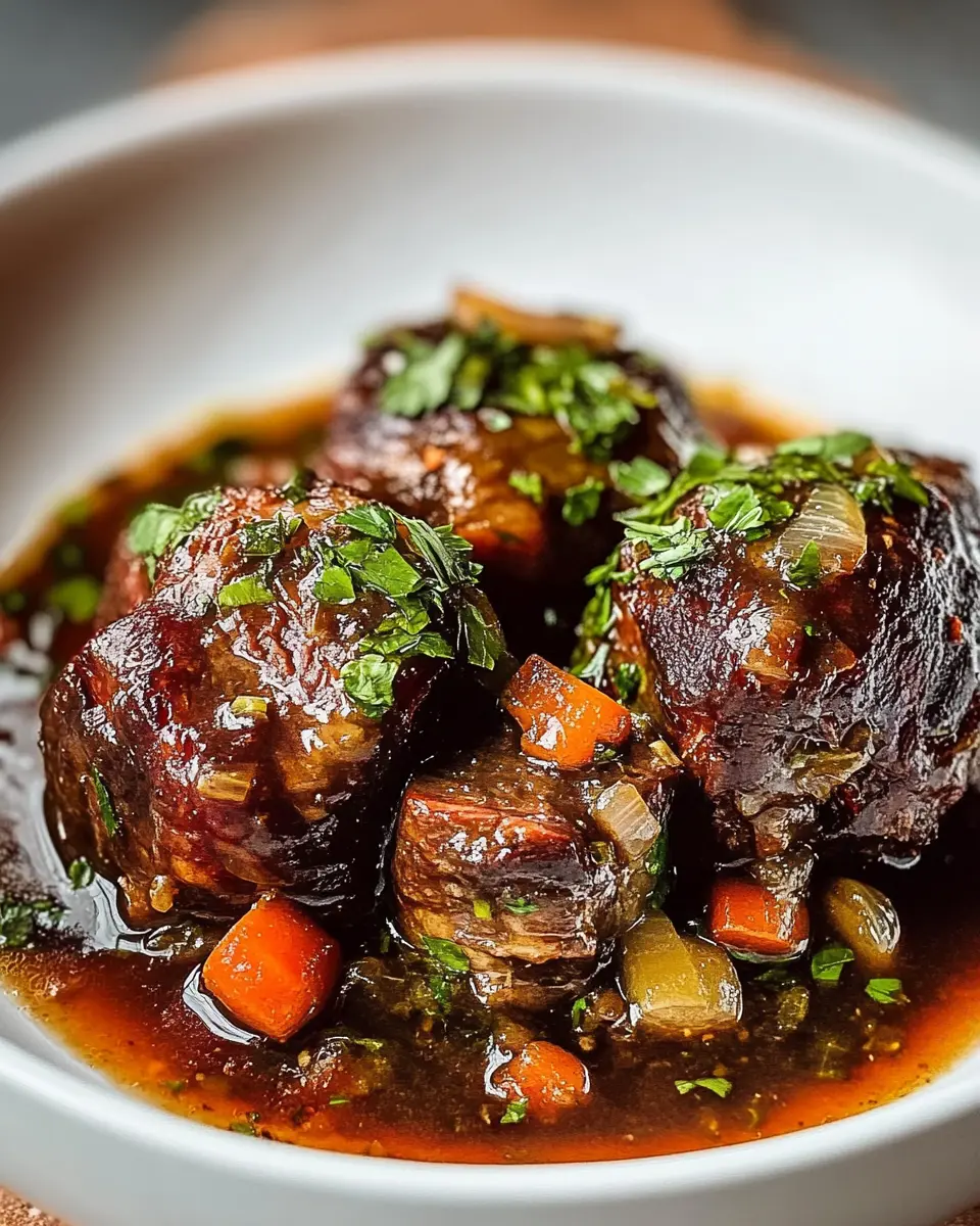 Slow-Cooked Oxtail: Indulge in Rich Bone Broth Bliss