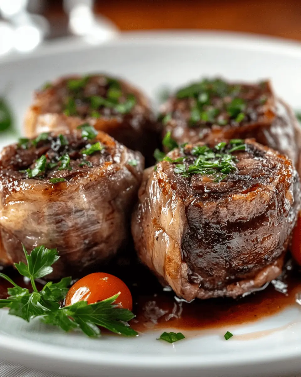 Stuffed Beef Spleen Rolls First Image First Image