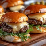 Wagyu Beef Sliders with Melted Cheddar Butter First Image First Image