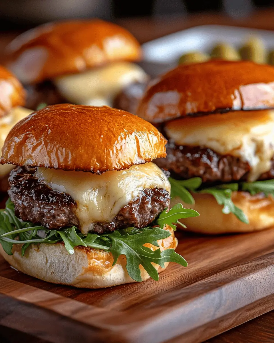 Wagyu Beef Sliders with Melted Cheddar Butter First Image First Image