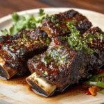Roasted Beef Ribs with Tallow Glaze First Image First Image