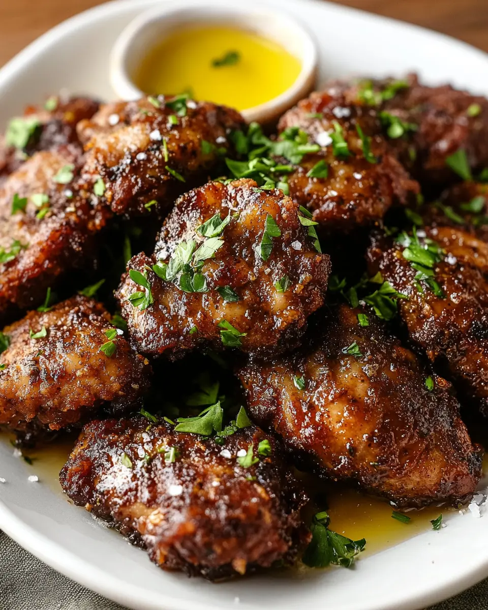 Crispy Chicken Livers: Irresistibly Glazed with Ghee Delight