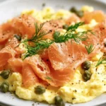 Creamy Scrambled Eggs with Smoked Salmon First Image First Image