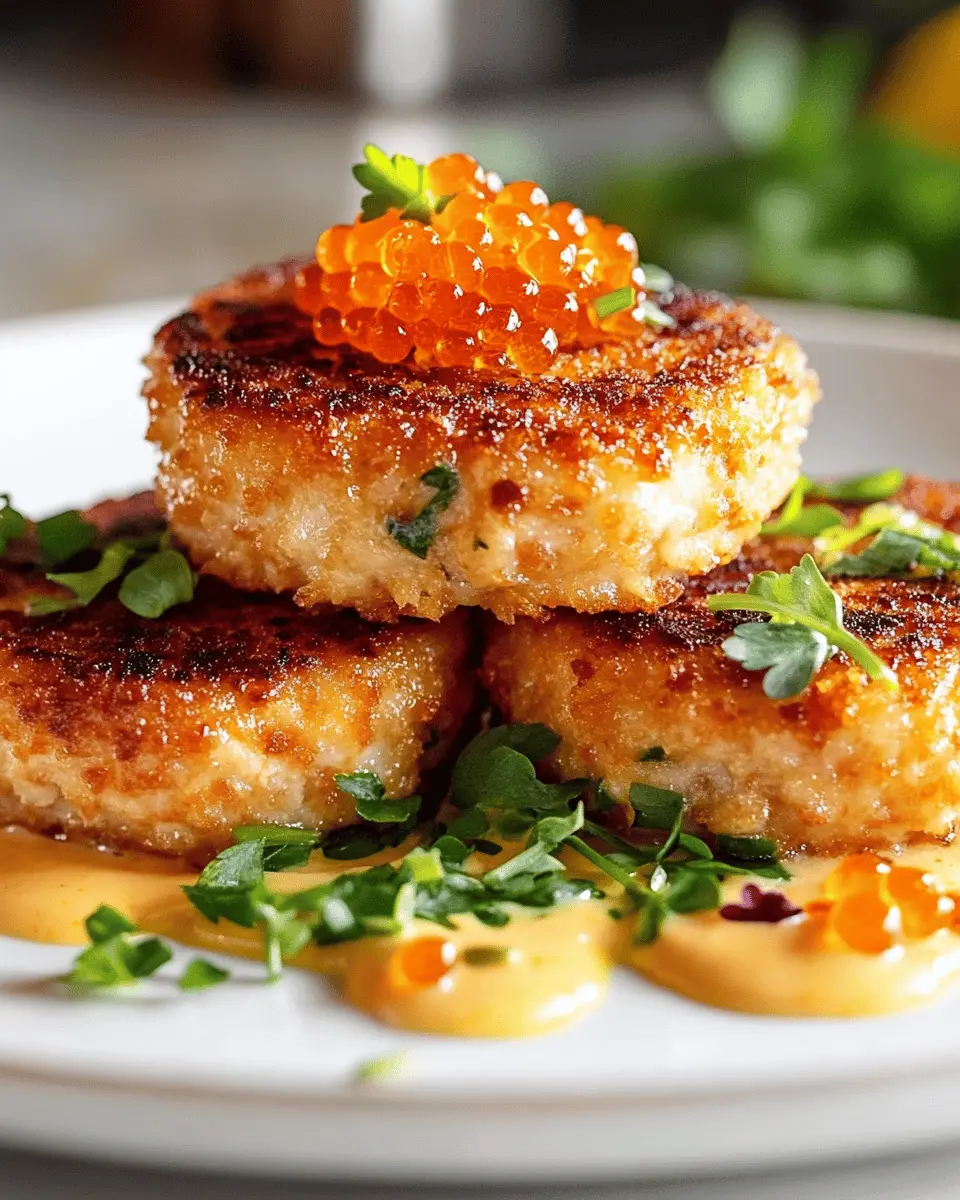 Salmon Roe Patties in Beef Tallow: Irresistibly Rich Flavor!