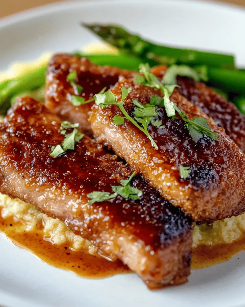 Crispy Pork Jowl Steaks First Image First Image