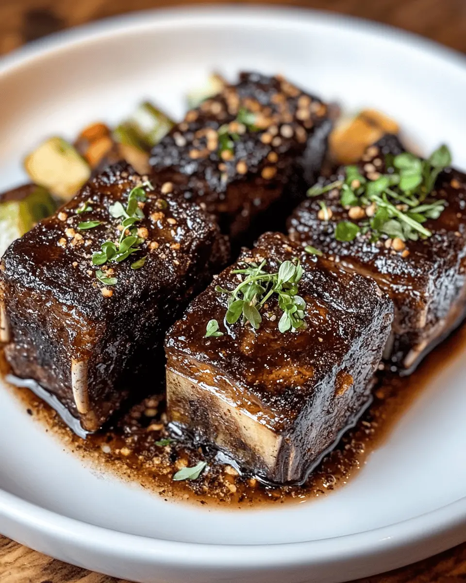 Bison Short Ribs Dry-Rubbed and Roasted First Image First Image