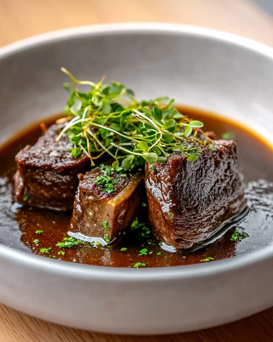 Beef Cheeks Braised in Bone Broth and Butter: Irresistibly Tender!