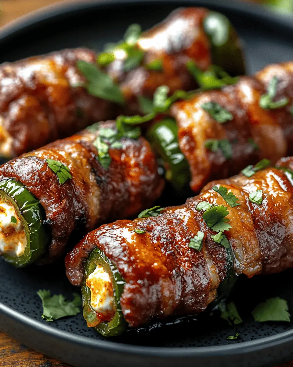 Beef Wrapped Cream Cheese Jalapeños: Irresistibly Bold Flavor!
