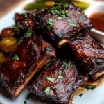 Smoked Buffalo Short Ribs First Image First Image