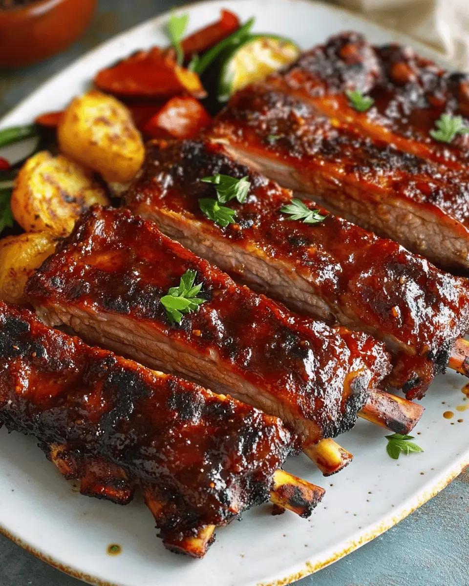 Grilled Pork Ribs with Salt & Smoked Paprika: Juicy Perfection!