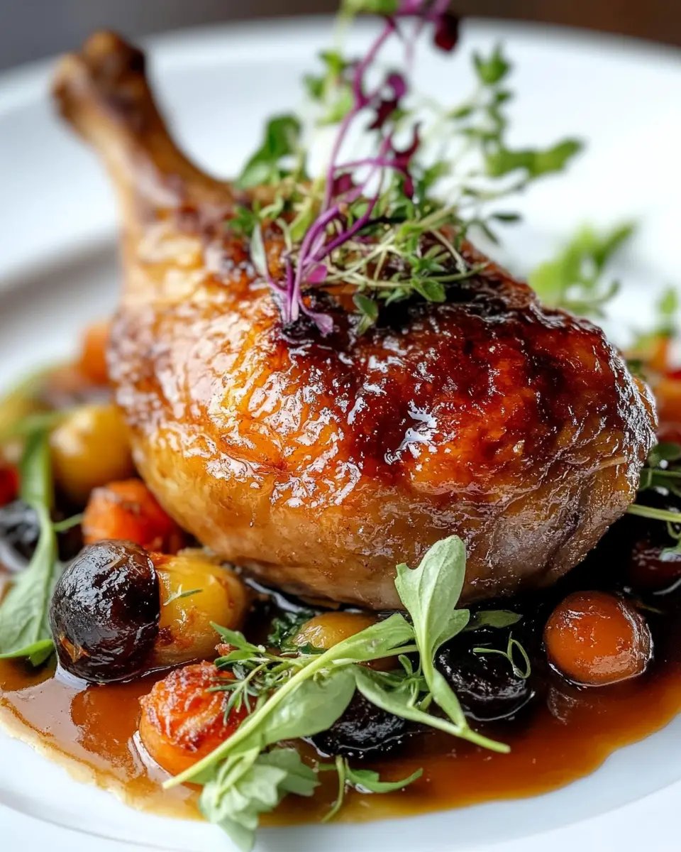 Duck Leg Confit in Rendered Duck Fat First Image First Image