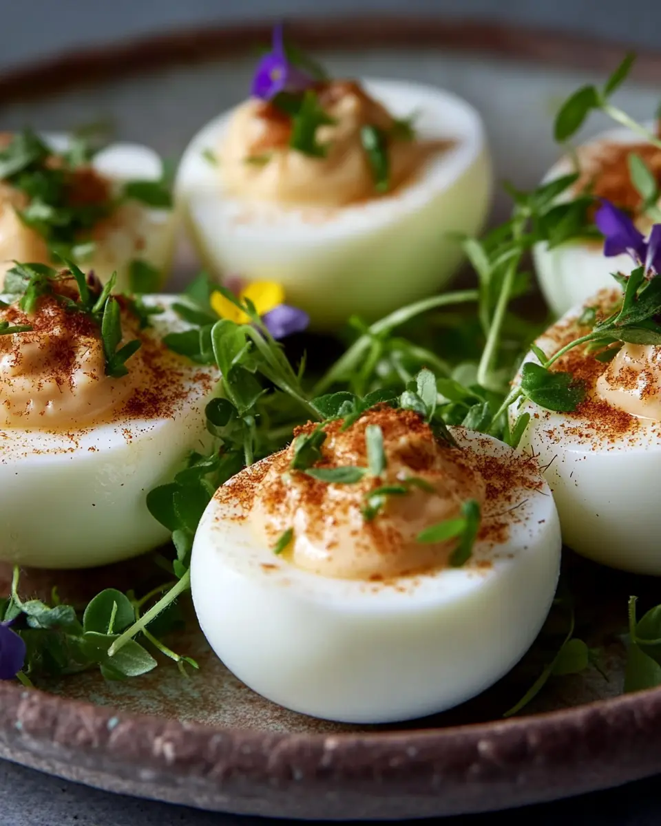 Hard-Boiled Quail Eggs Stuffed with Tallow First Image First Image