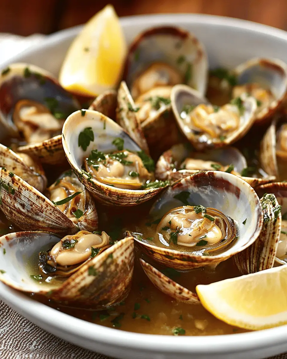 Butter-Steamed Clams with Beef Drippings First Image First Image