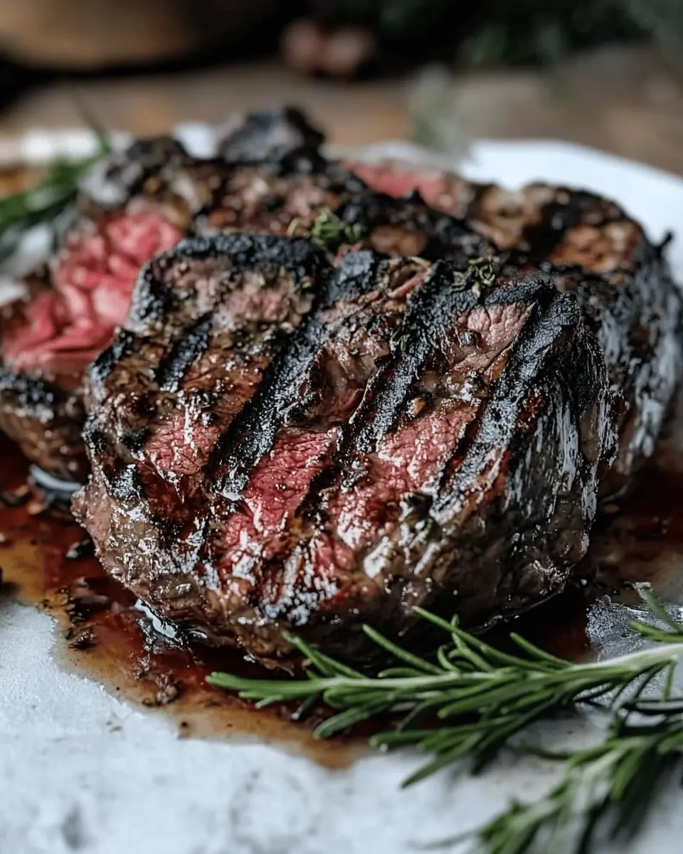 Charred Rib Cap Steaks with Rosemary Drippings First Image First Image