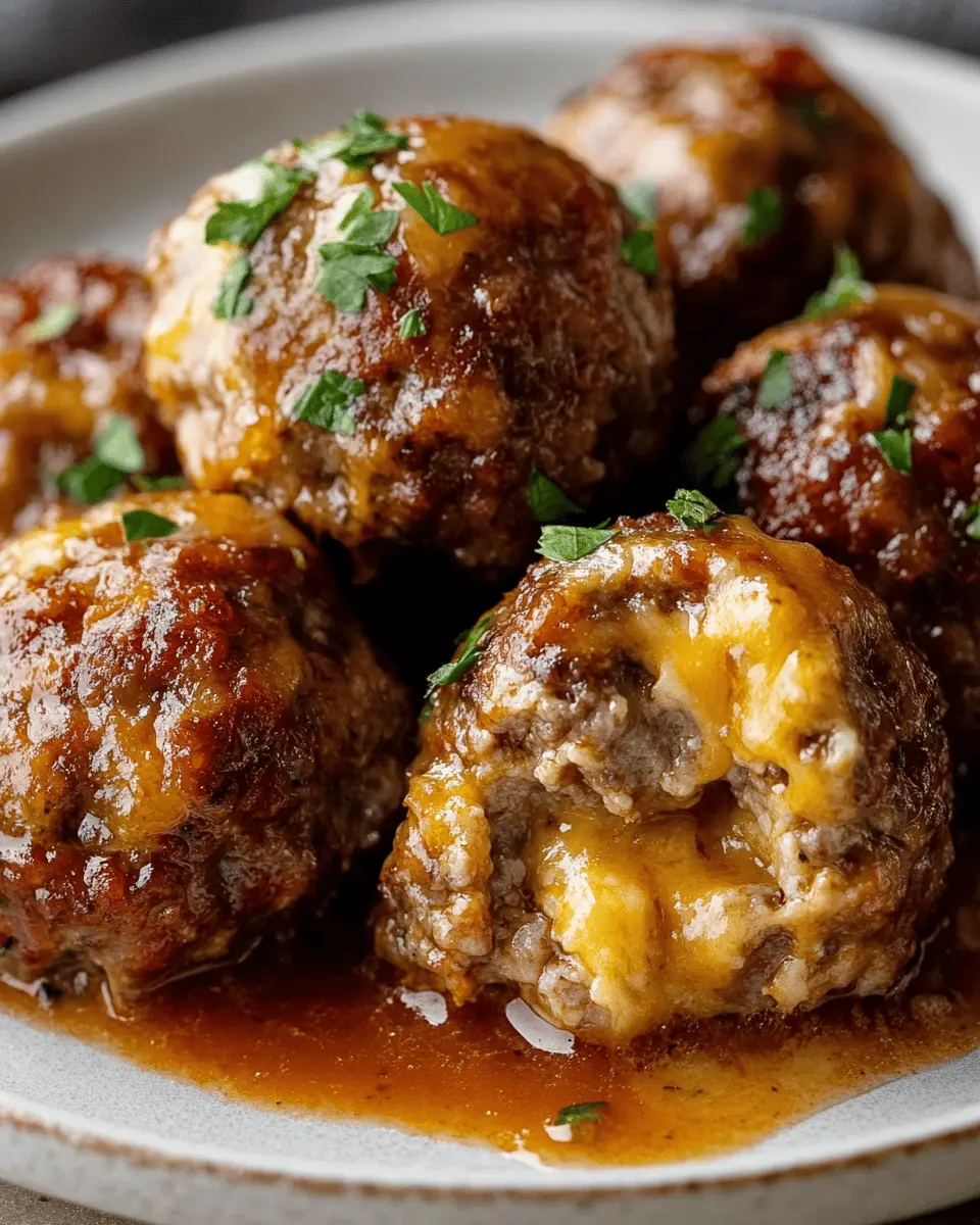 Cheddar-Stuffed Meatballs: Juicy Beef Perfection You’ll Crave