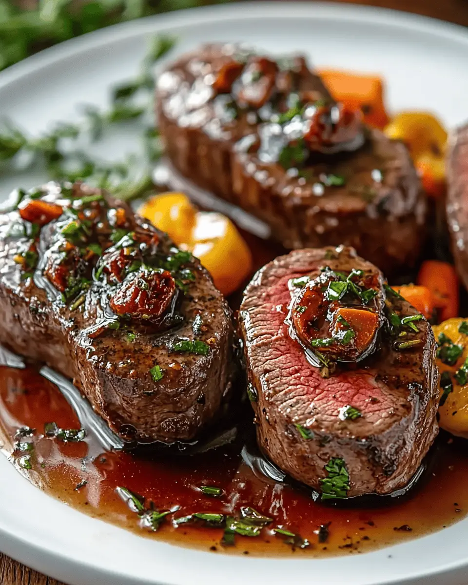 Venison Tenderloin with Butter-Herb Glaze First Image First Image