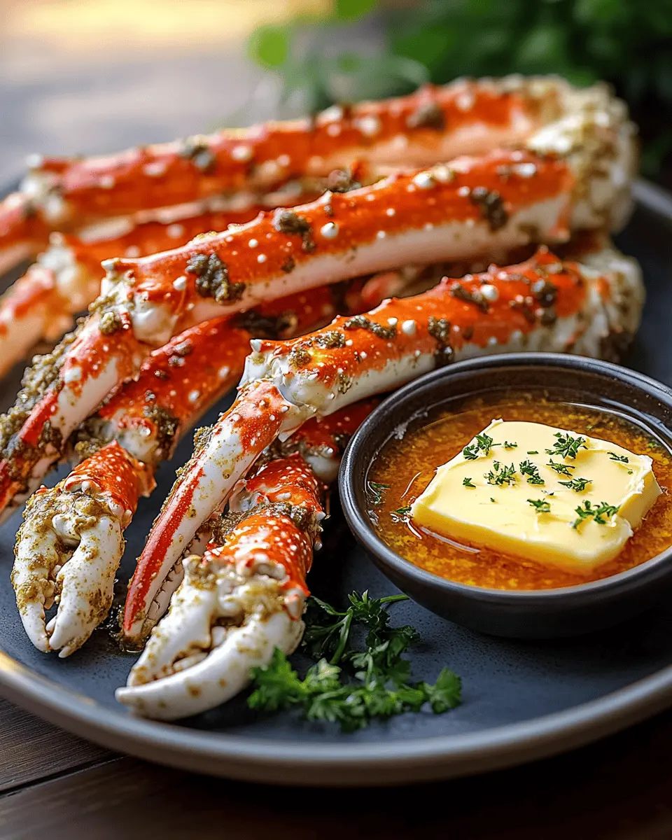 King Crab Legs with Beef Dripping Butter First Image First Image