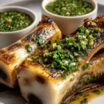 Whole-Roasted Bone Marrow Bones as Appetizer First Image First Image