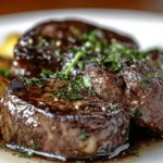 Beef Heart Steaks with Garlic Butter Glaze First Image First Image