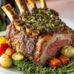 Wild Boar Crown Roast with Herb Butter First Image First Image