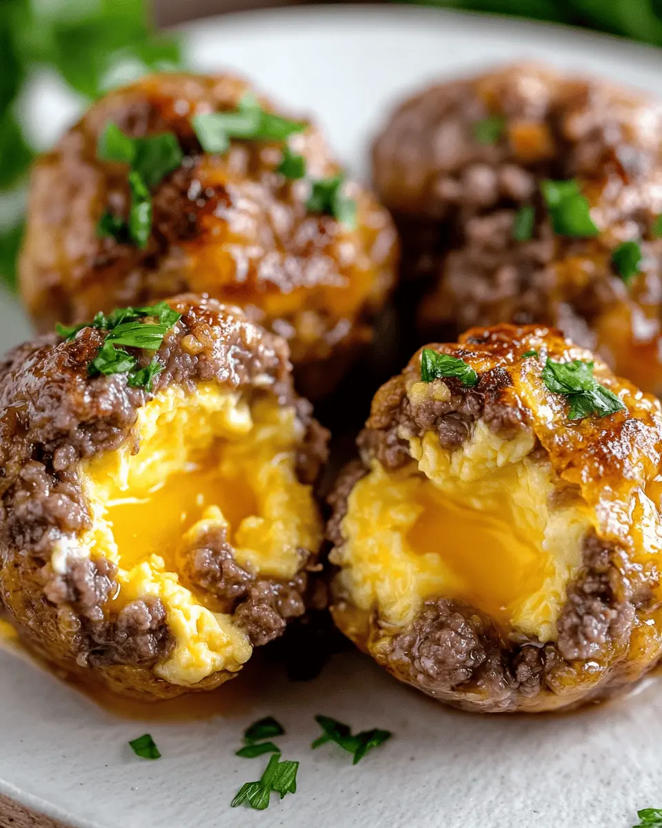 Ground Beef & Egg Butter Bombs First Image First Image