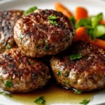 Ground Lamb Patties with Melted Butter Glaze First Image First Image