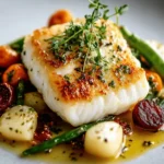 Butter Poached Cod with Crispy Edges First Image First Image