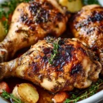 Roasted Bone-In Chicken Legs in Chicken Fat First Image First Image