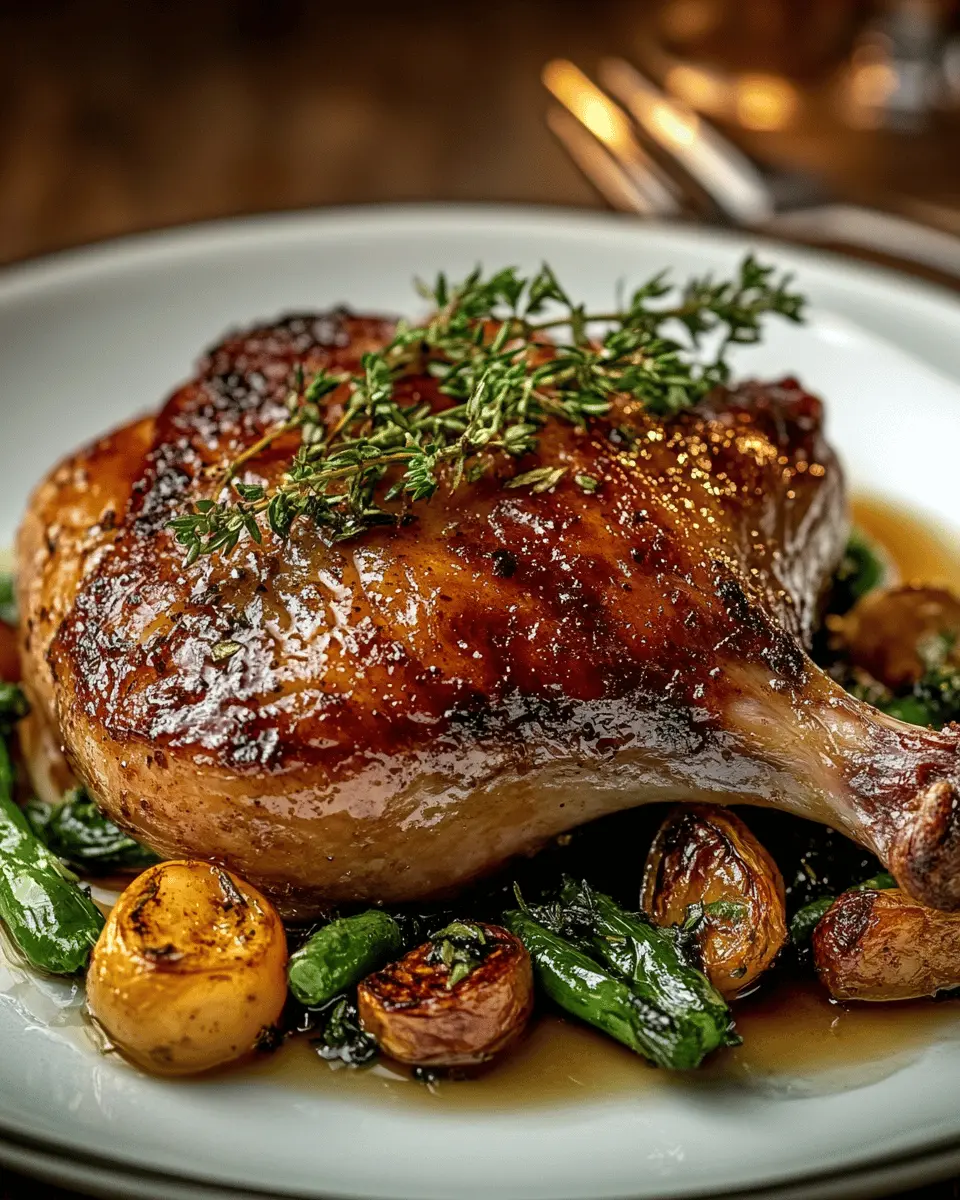 Duck Leg Confit in Duck Fat First Image First Image