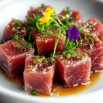 Tallow-Seared Tuna Cubes First Image First Image