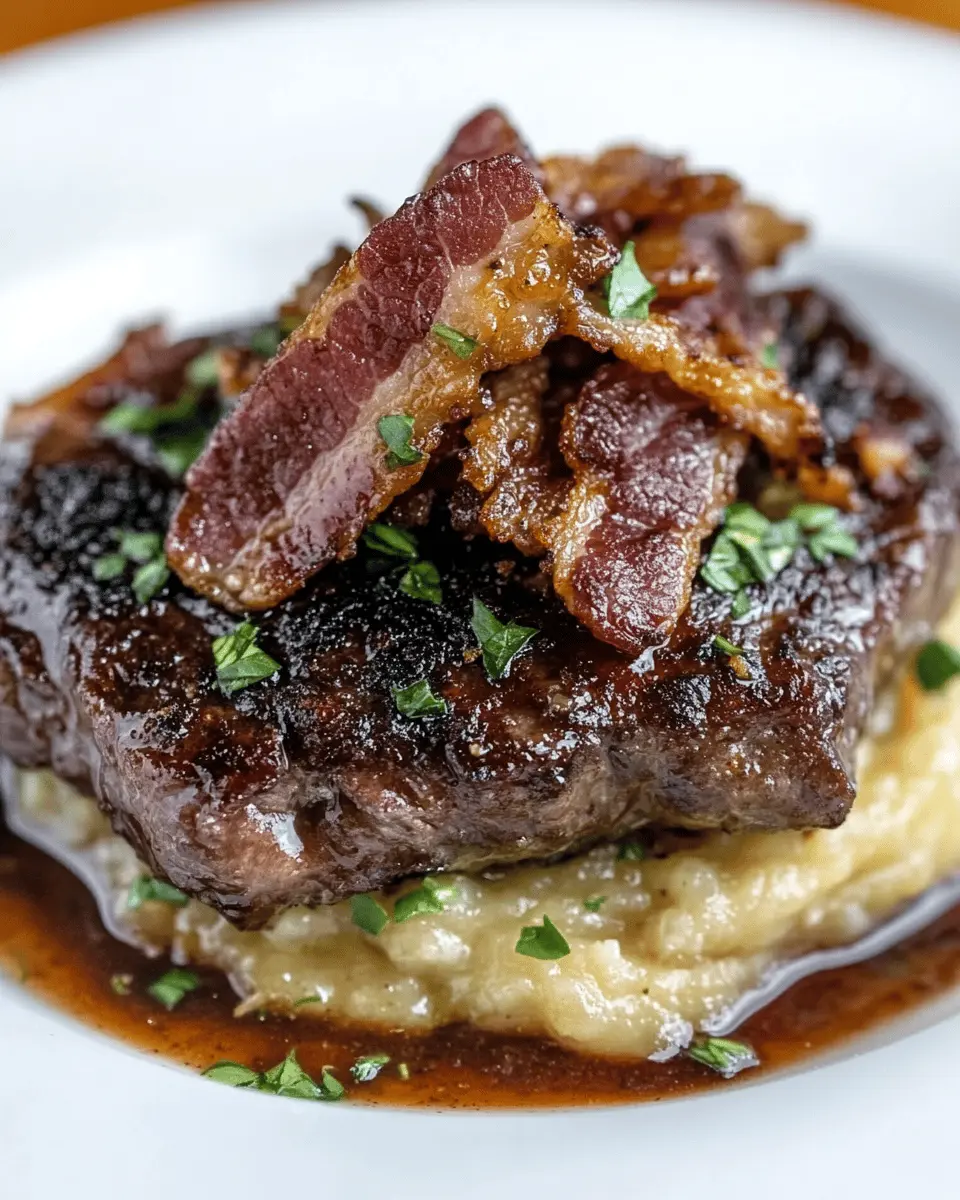 Seared Beef Liver with Bacon Lard First Image First Image