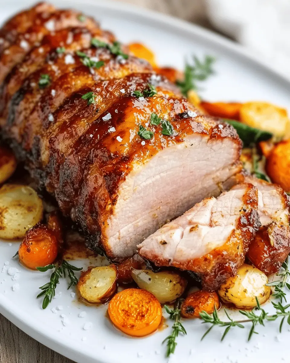 Crispy Pork Shoulder with Mustard Butter Glaze First Image First Image