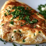 Carnivore Crab Omelet with Melted Cheese First Image First Image