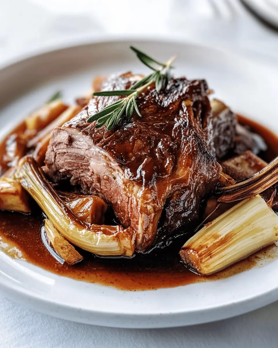 Lamb Shoulder Braised in Bone Broth Reduction First Image First Image