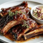 Slow-Smoked Wild Boar Ribs First Image First Image