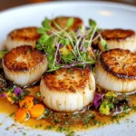 Pan-Seared Scallops in Duck Fat First Image First Image