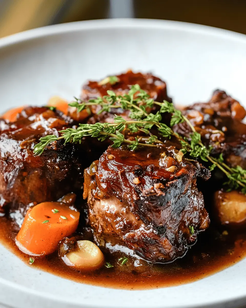 Butter-Braised Ox Tail with Thyme First Image First Image