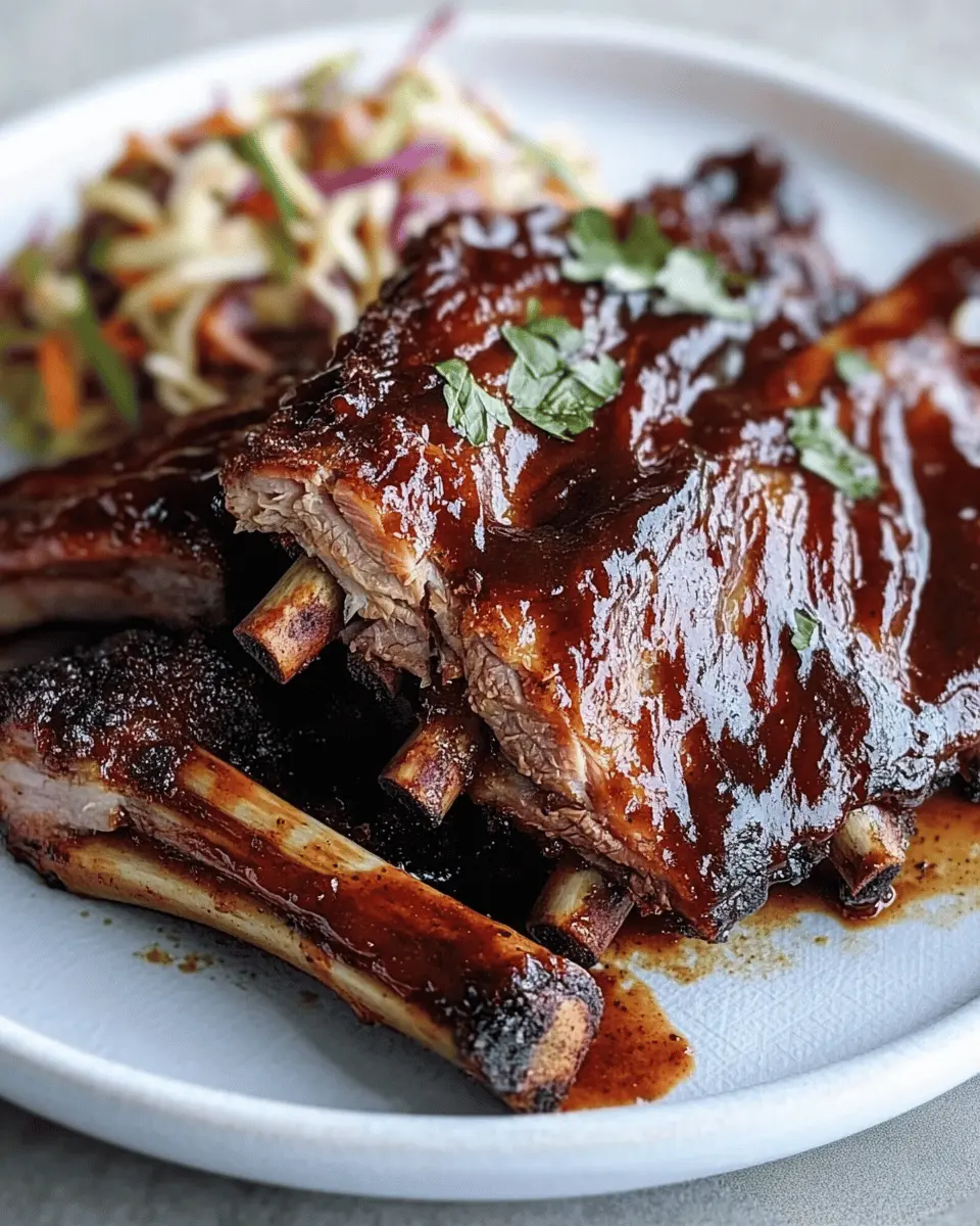 Slow-Smoked Wild Boar Ribs First Image First Image