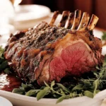 Butter-Roasted Prime Rib with Cracked Pepper Crust First Image First Image