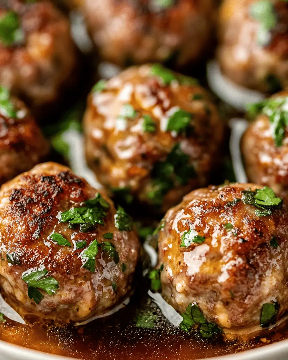 Marrow-Filled Meatballs in Butter Sauce First Image First Image
