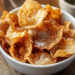 Crispy Fish Skin Chips with Sea Salt First Image First Image